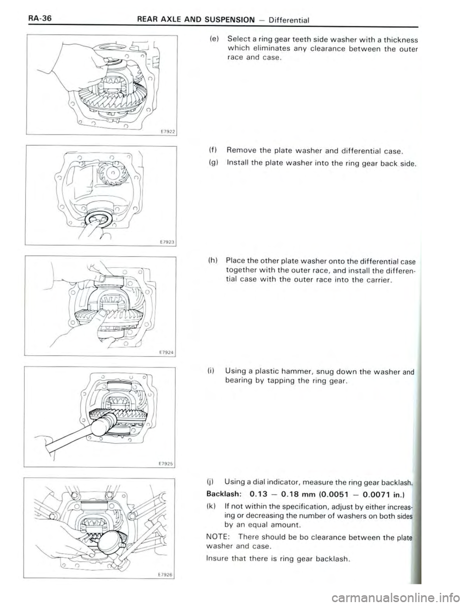 TOYOTA CELICA 1988  Repair Manual 