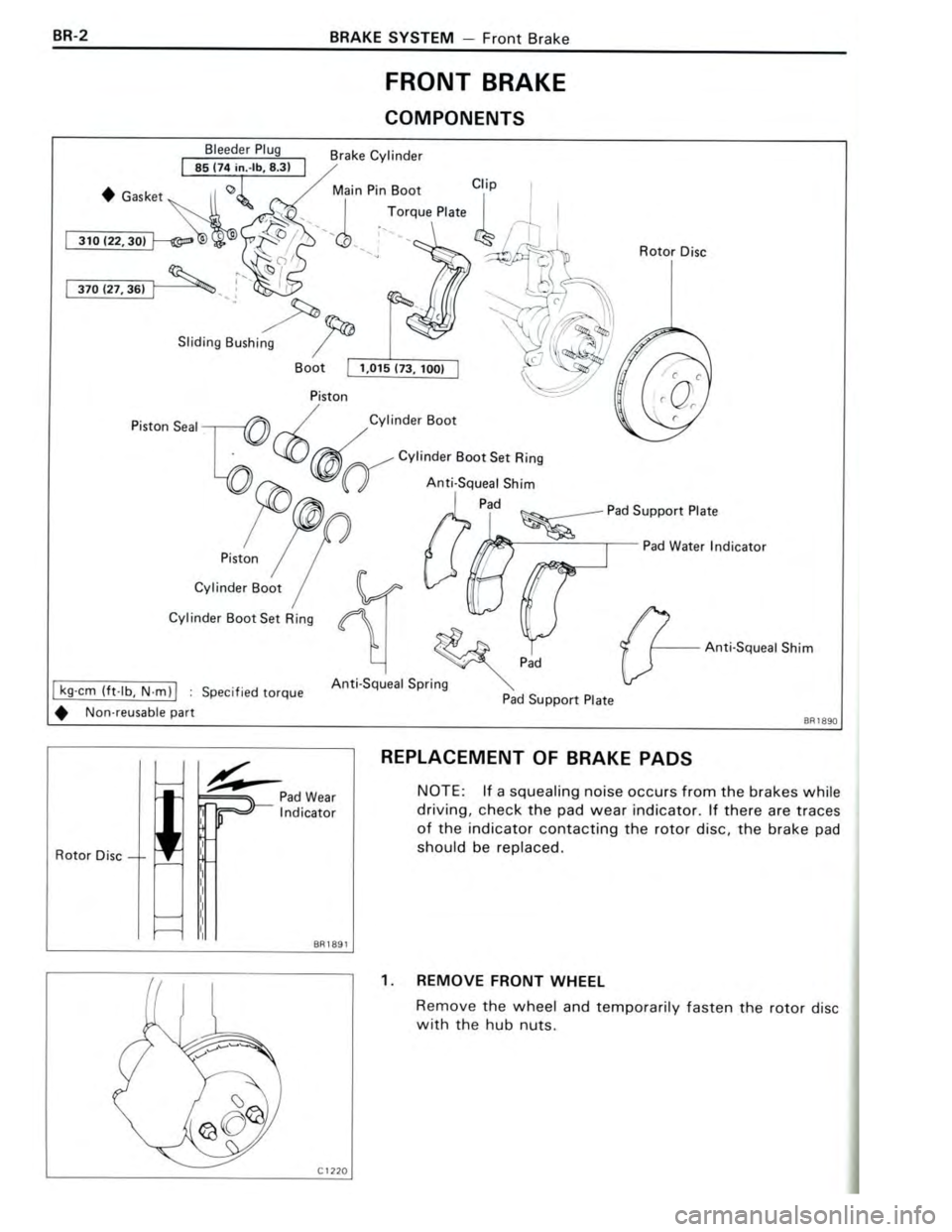 TOYOTA CELICA 1988  Repair Manual 