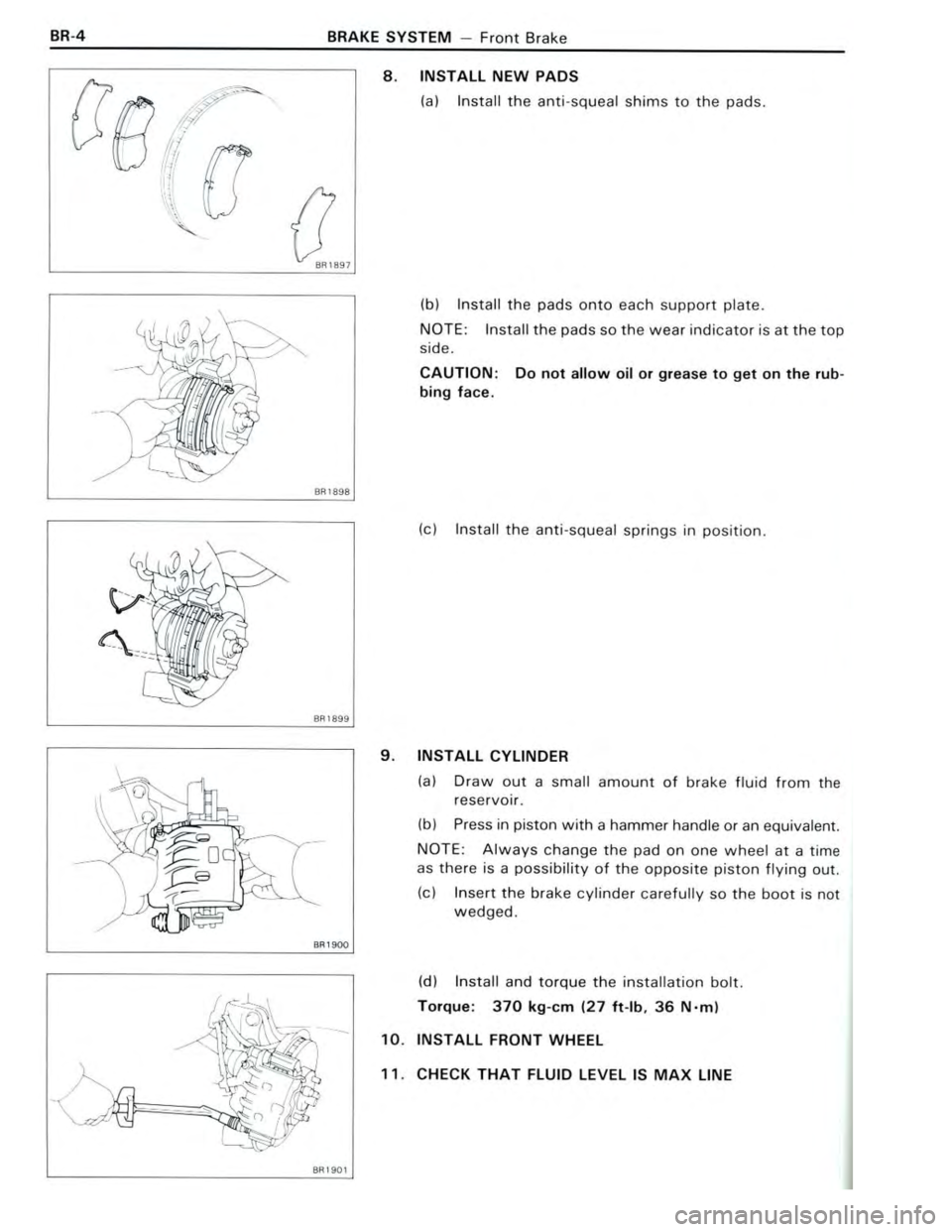 TOYOTA CELICA 1988  Repair Manual 