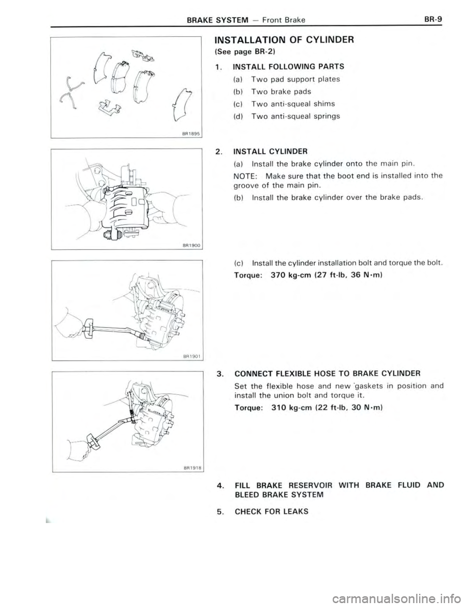 TOYOTA CELICA 1988  Repair Manual 
