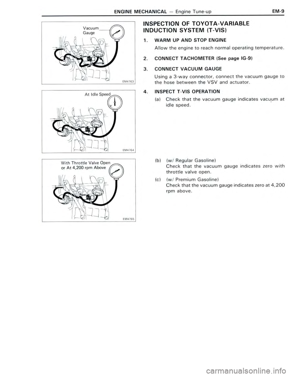 TOYOTA CELICA 1988  Repair Manual 