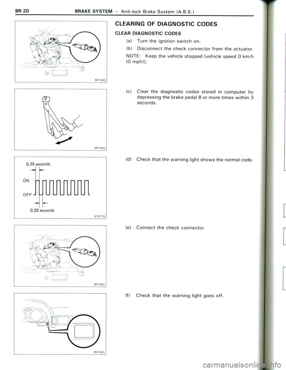 TOYOTA CELICA 1988  Repair Manual 