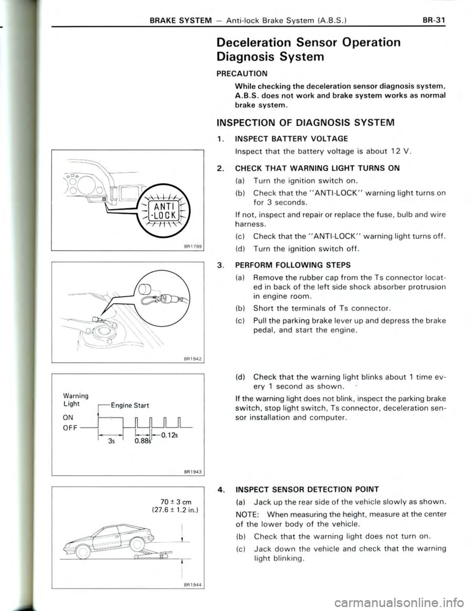 TOYOTA CELICA 1988  Repair Manual 