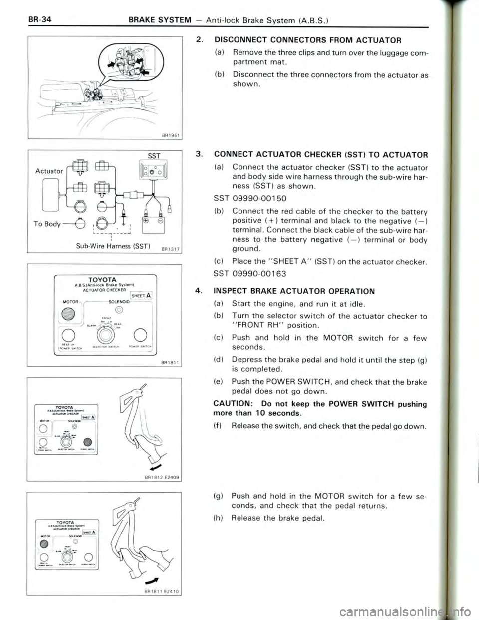 TOYOTA CELICA 1988  Repair Manual 