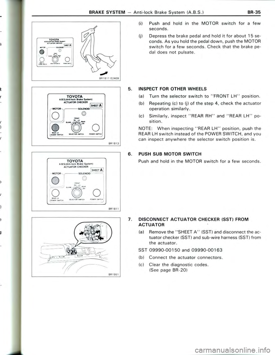 TOYOTA CELICA 1988  Repair Manual 
