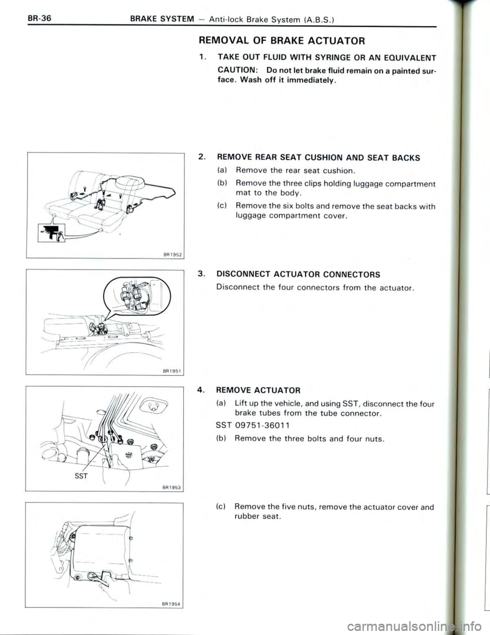 TOYOTA CELICA 1988  Repair Manual 