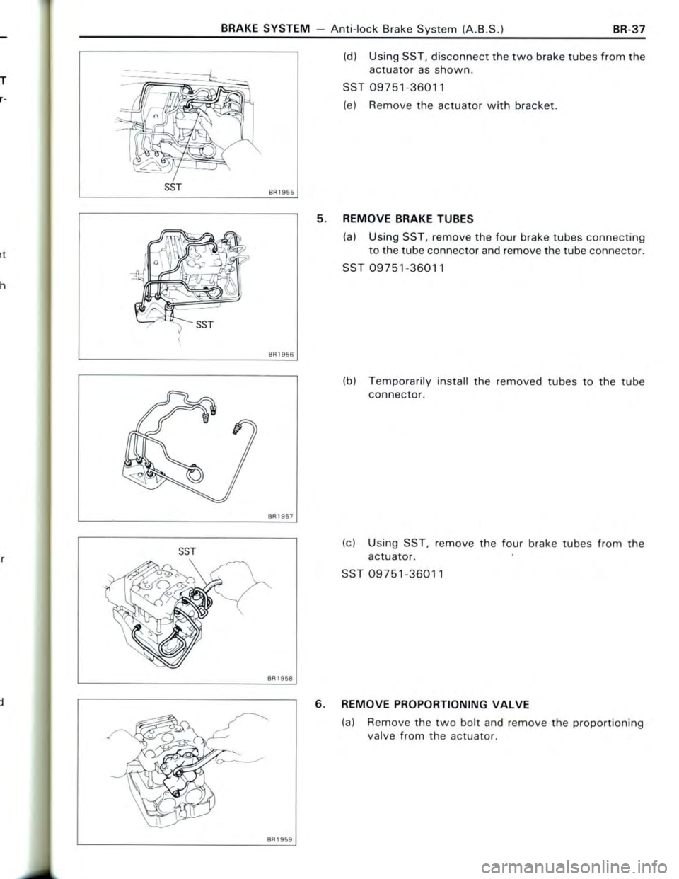 TOYOTA CELICA 1988  Repair Manual 
