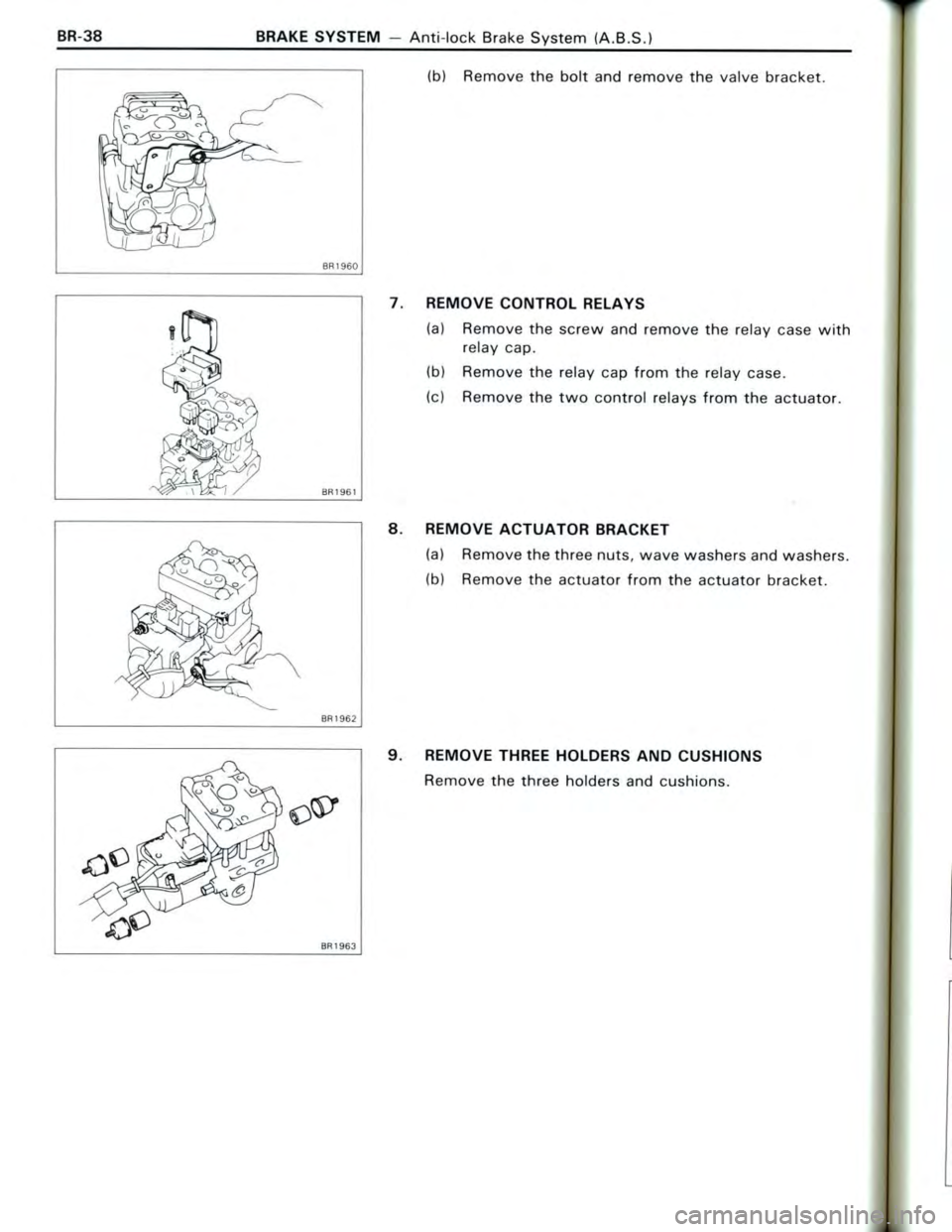 TOYOTA CELICA 1988  Repair Manual 