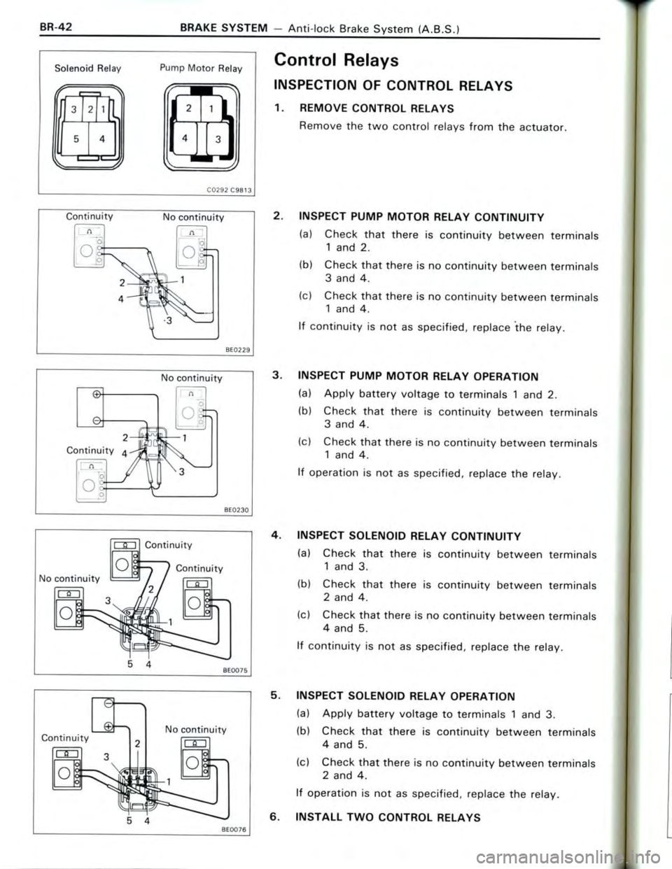 TOYOTA CELICA 1988  Repair Manual 