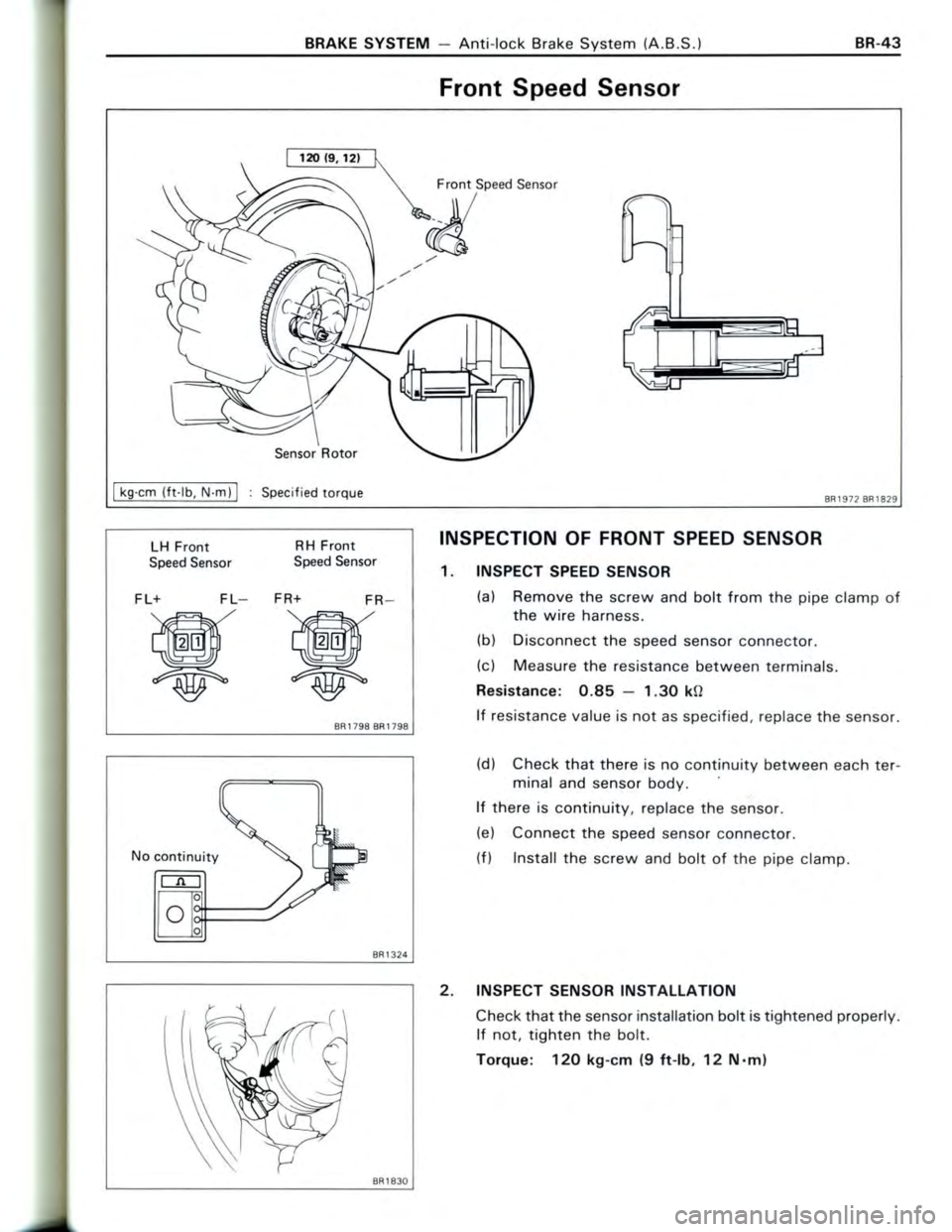 TOYOTA CELICA 1988  Repair Manual 