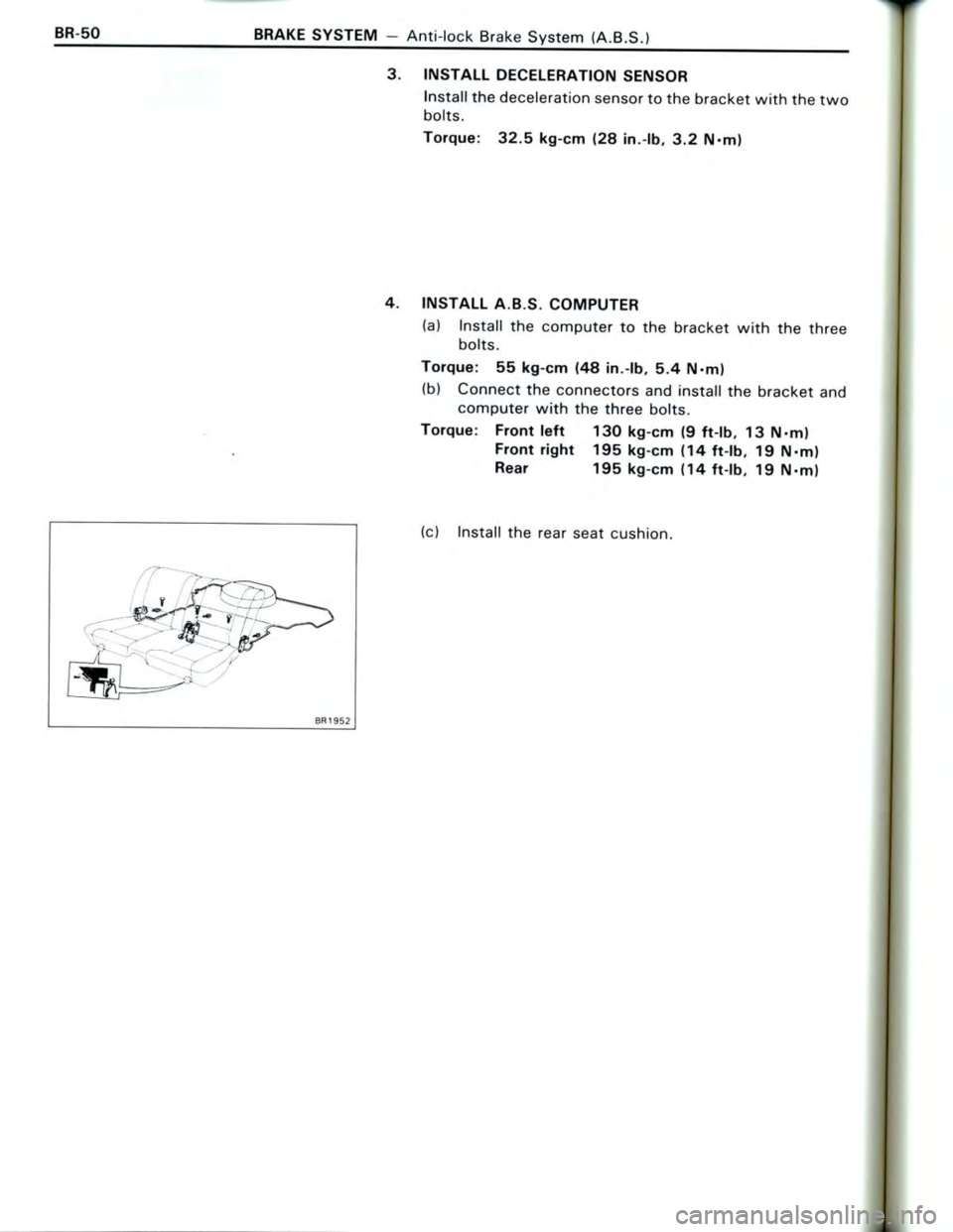 TOYOTA CELICA 1988  Repair Manual 