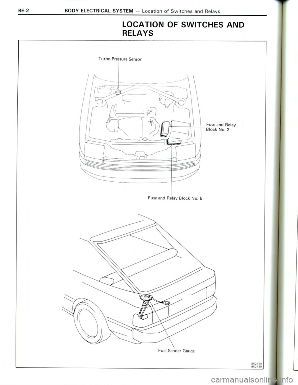 TOYOTA CELICA 1988  Repair Manual 