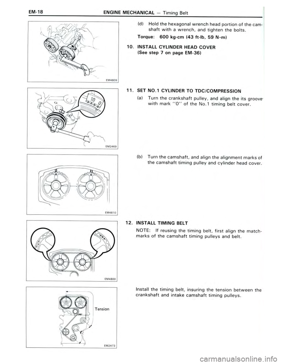 TOYOTA CELICA 1988  Repair Manual 
