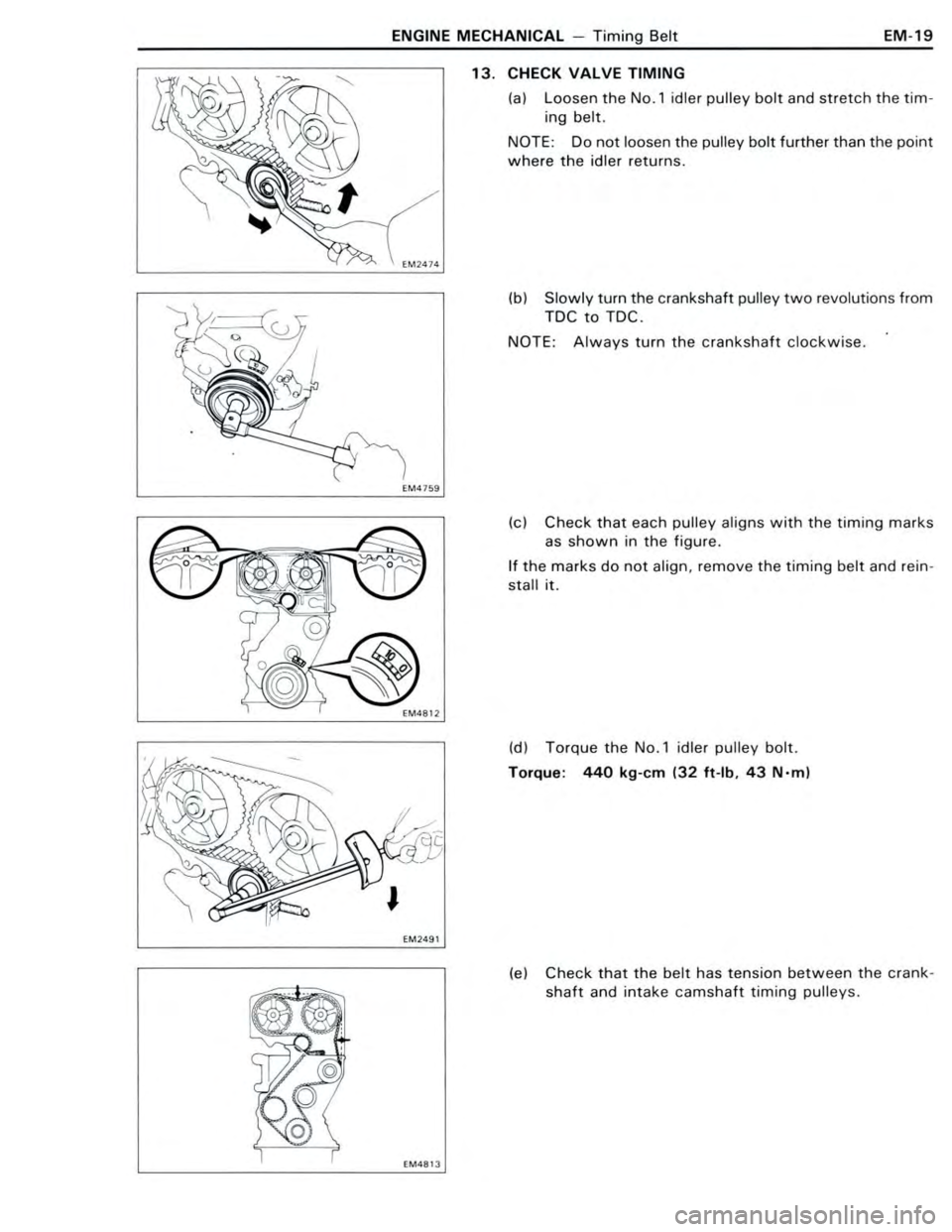 TOYOTA CELICA 1988  Repair Manual 