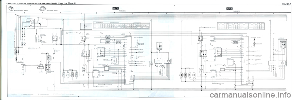 TOYOTA CELICA 1988  Repair Manual 