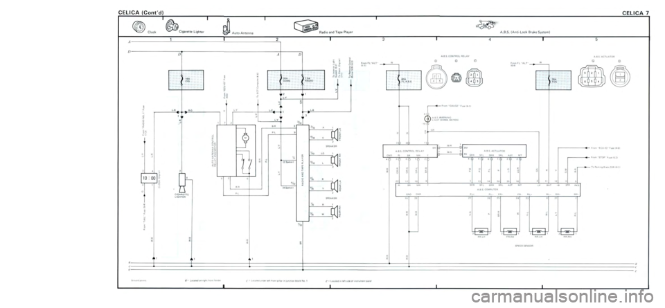 TOYOTA CELICA 1988  Repair Manual 