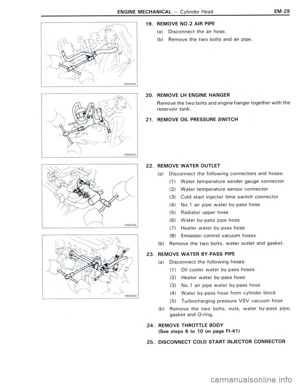 TOYOTA CELICA 1988  Repair Manual 