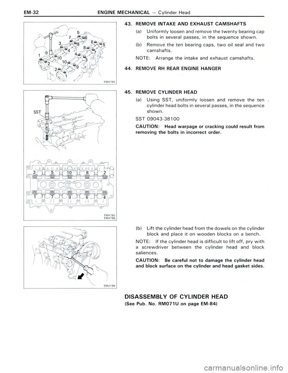TOYOTA CELICA 1988  Repair Manual 