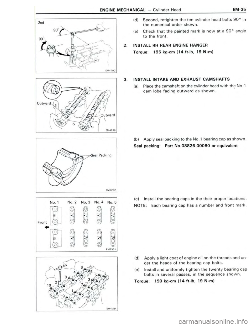 TOYOTA CELICA 1988  Repair Manual 