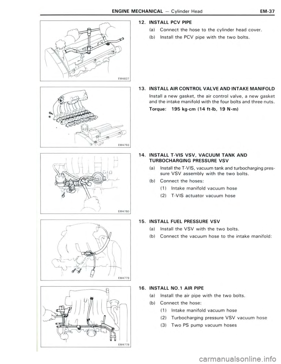 TOYOTA CELICA 1988  Repair Manual 