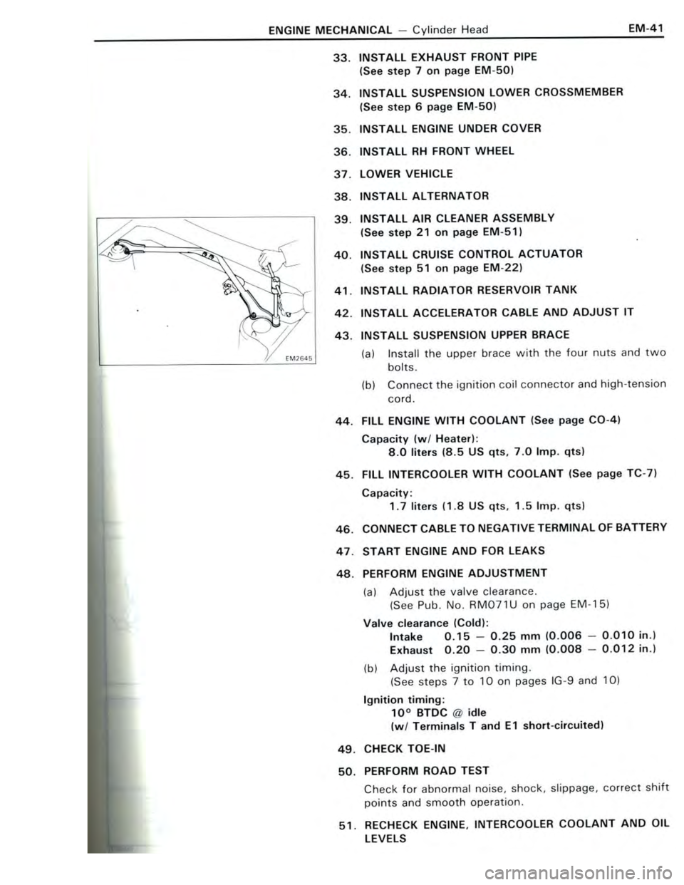 TOYOTA CELICA 1988  Repair Manual 