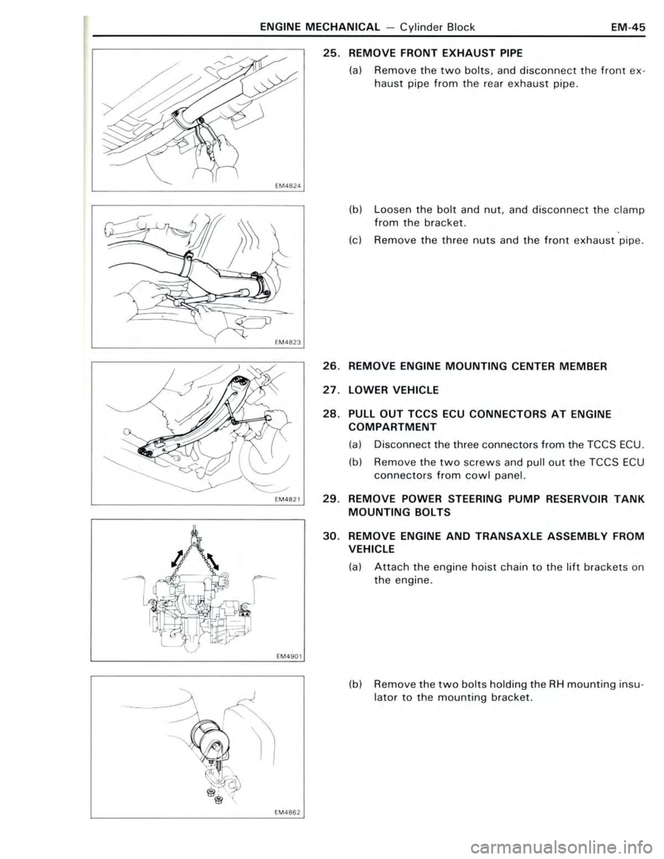 TOYOTA CELICA 1988  Repair Manual 