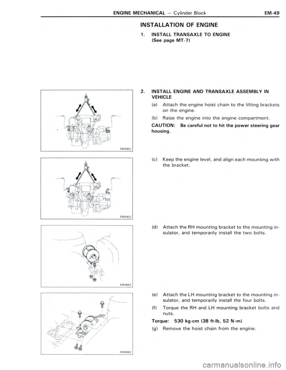 TOYOTA CELICA 1988  Repair Manual 