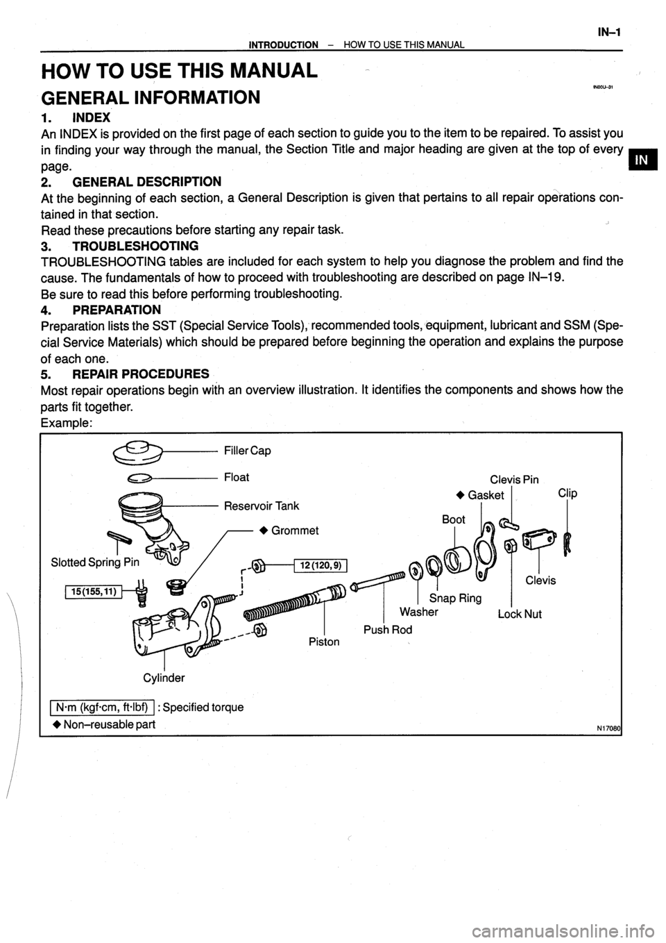 TOYOTA VERSO 1999  Repair Manual 