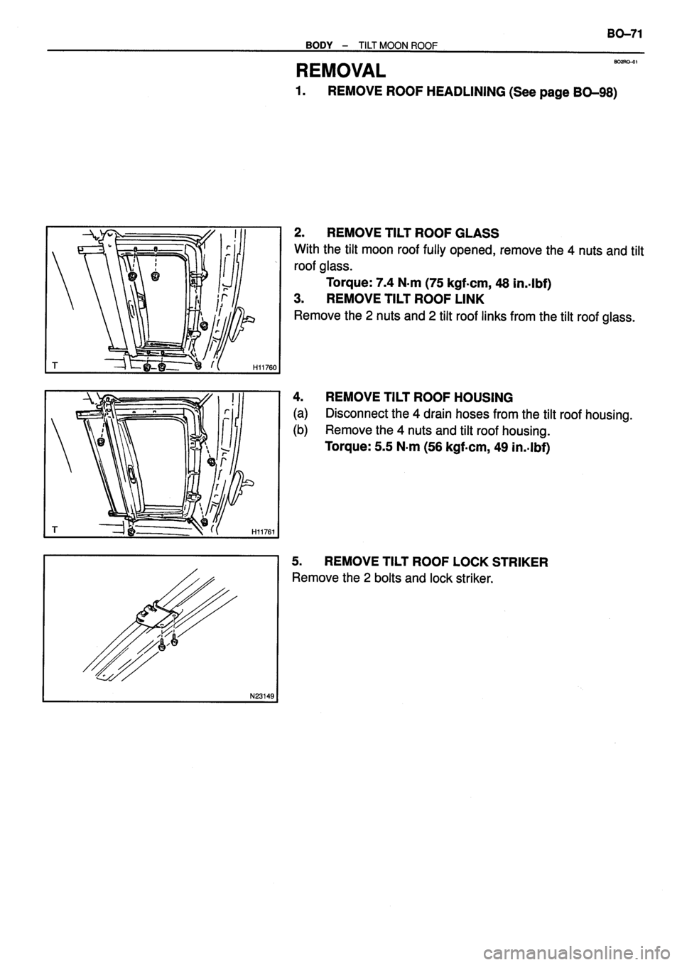 TOYOTA VERSO 1999  Repair Manual 