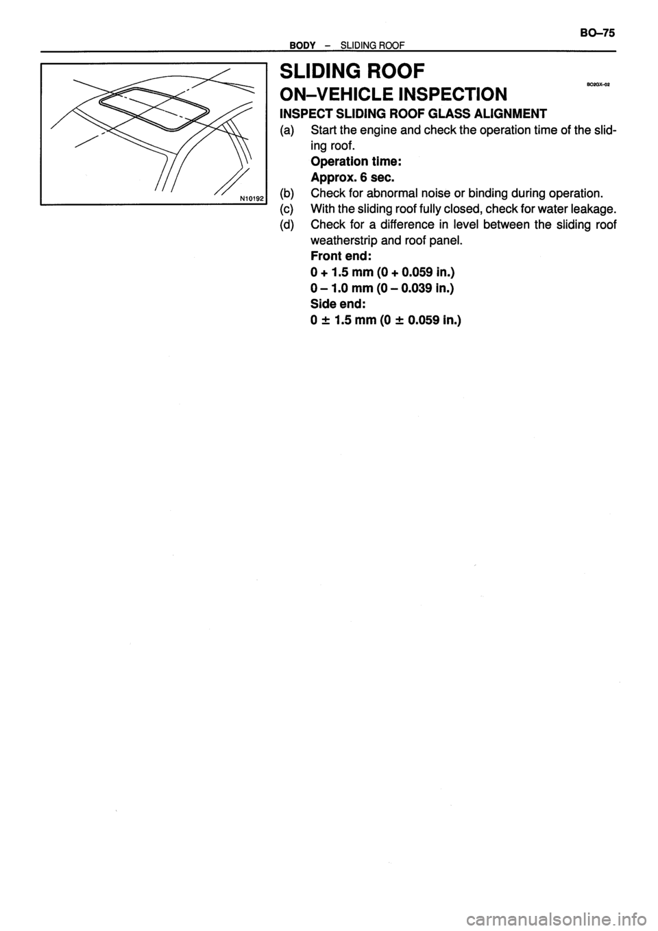 TOYOTA VERSO 1999  Repair Manual 