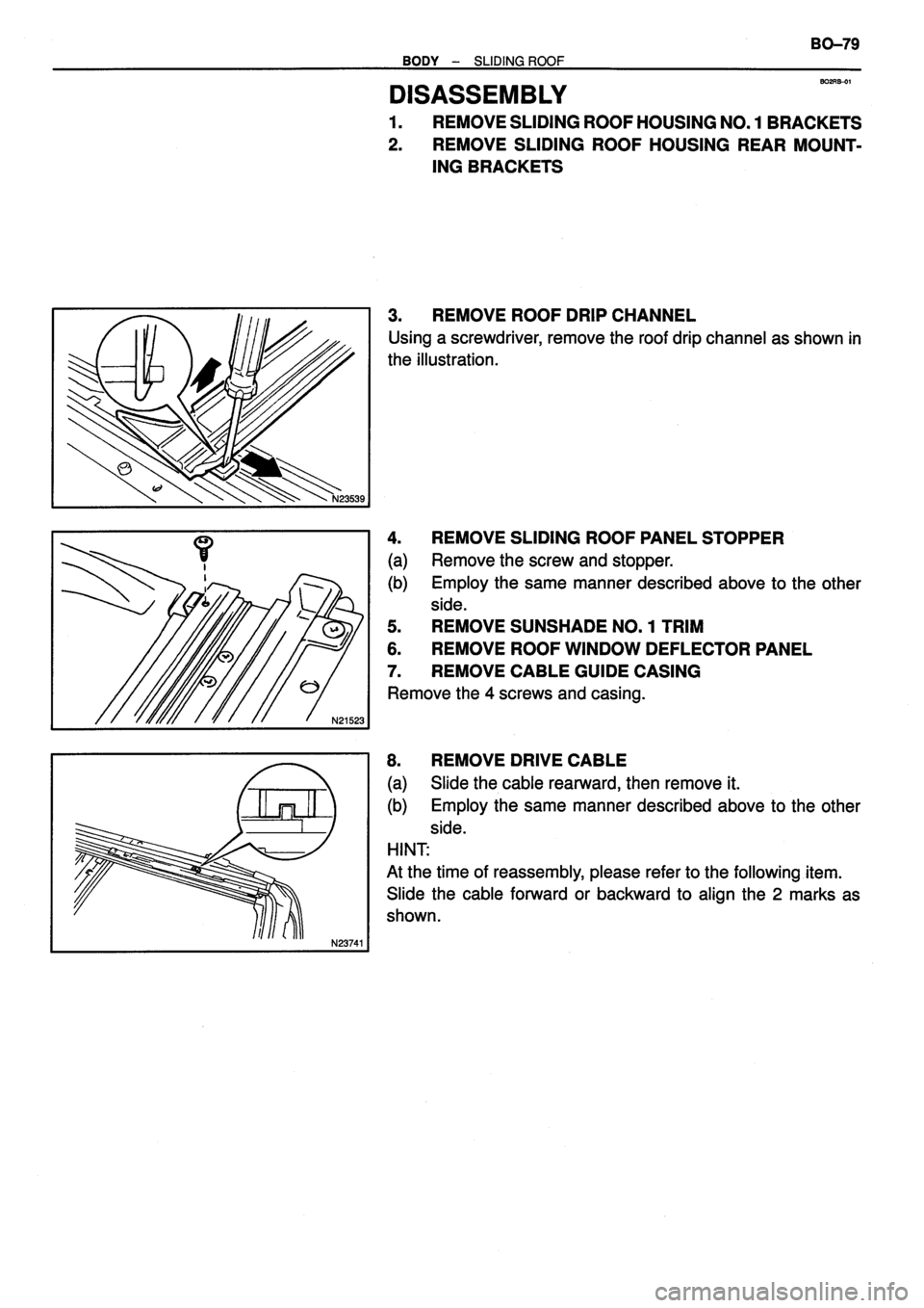 TOYOTA VERSO 1999  Repair Manual 