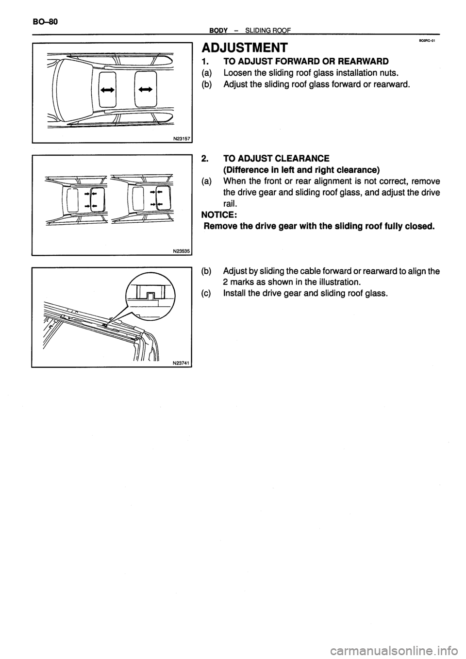 TOYOTA VERSO 1999  Repair Manual 