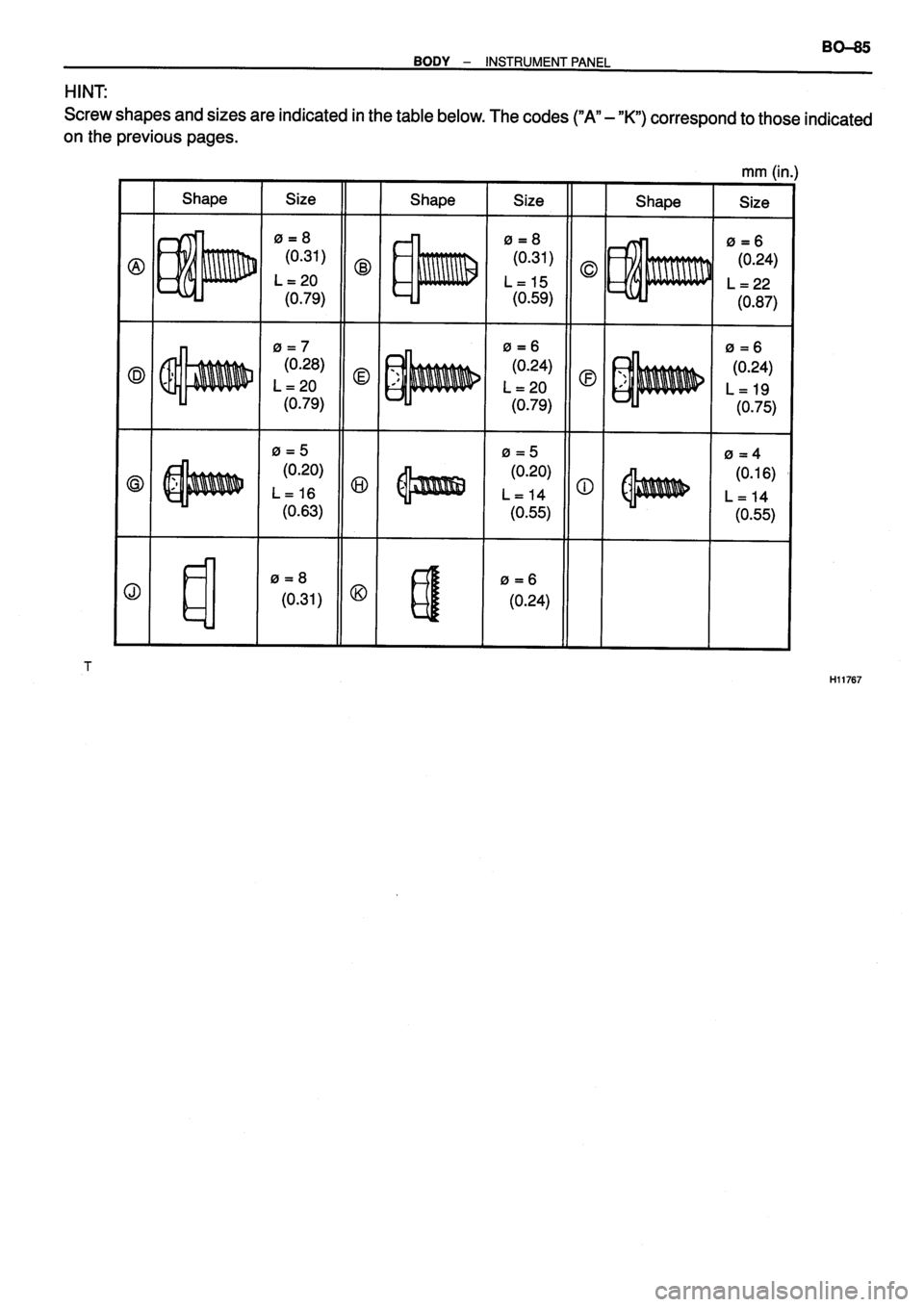 TOYOTA VERSO 1999  Repair Manual 
