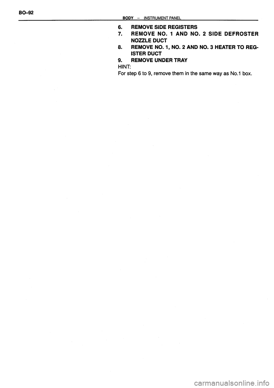 TOYOTA VERSO 1999  Repair Manual 