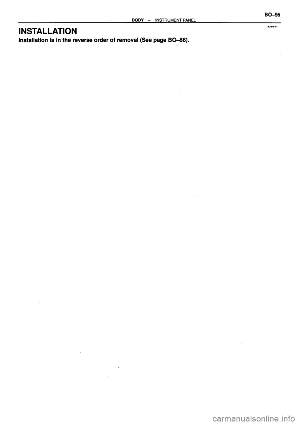 TOYOTA VERSO 1999  Repair Manual 