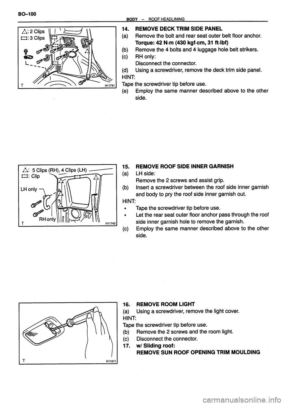 TOYOTA VERSO 1999  Repair Manual 
