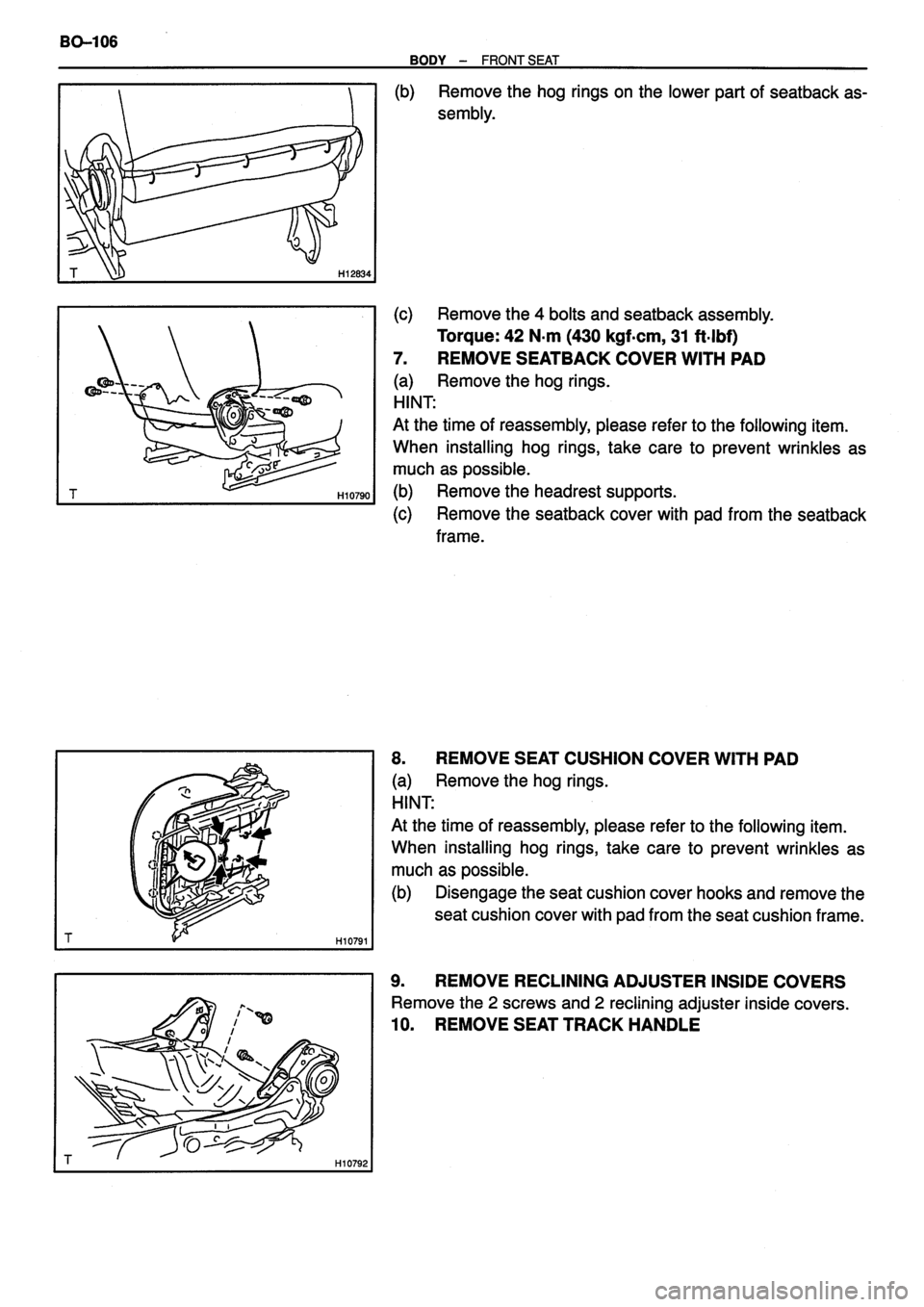 TOYOTA VERSO 1999  Repair Manual 