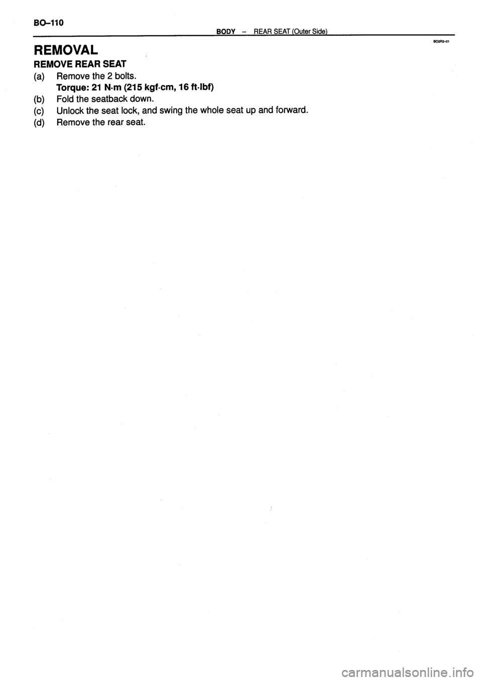 TOYOTA VERSO 1999  Repair Manual 