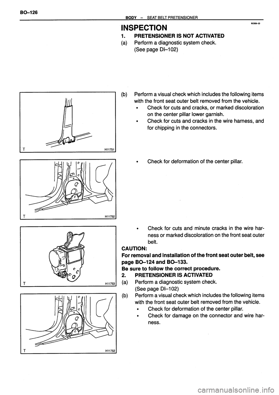 TOYOTA VERSO 1999  Repair Manual 