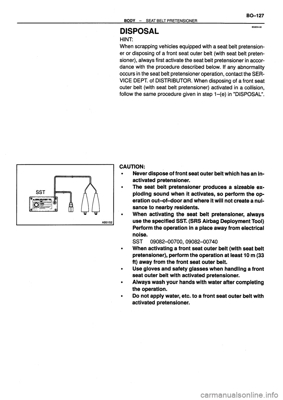 TOYOTA VERSO 1999  Repair Manual 