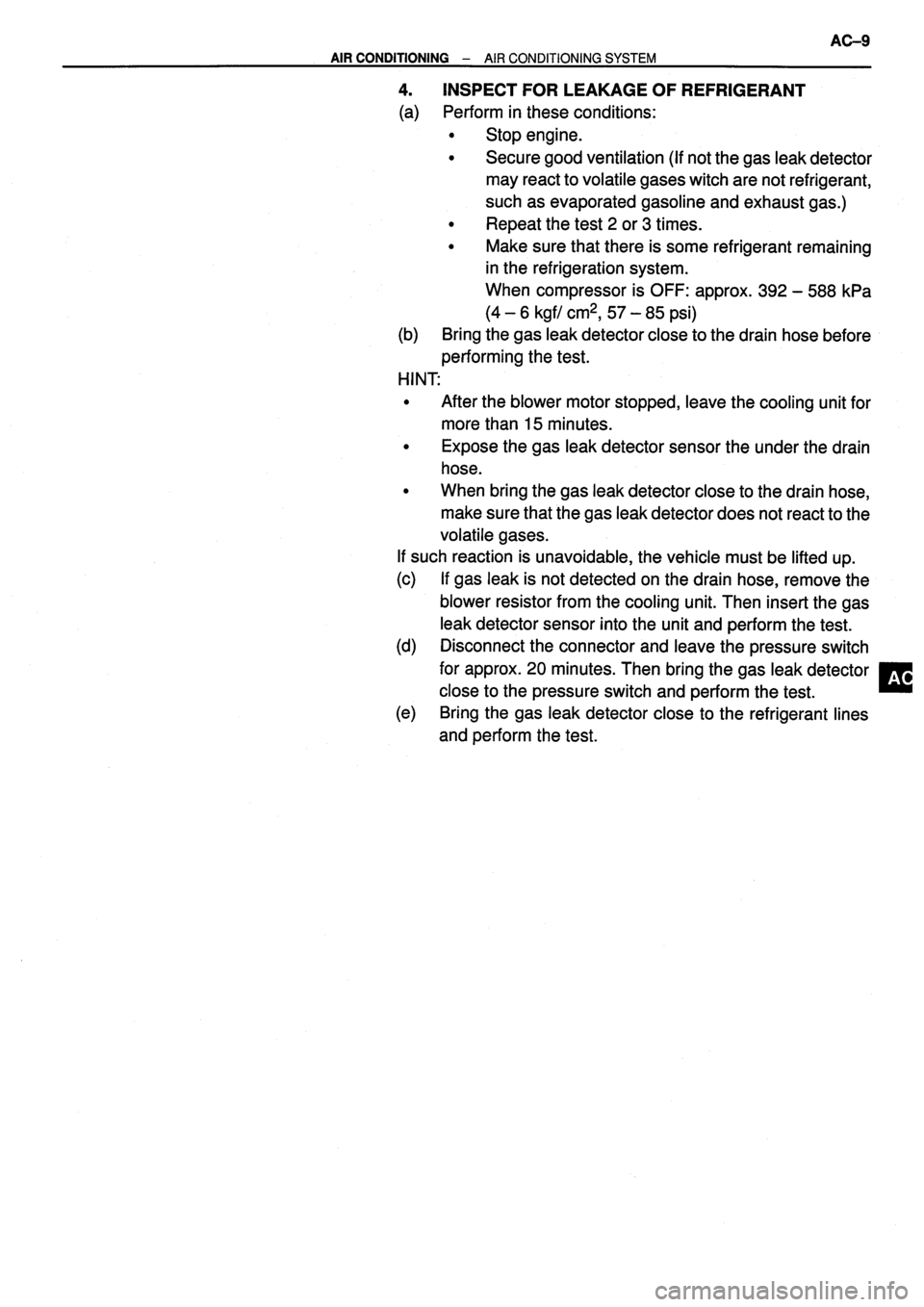 TOYOTA VERSO 1999  Repair Manual 