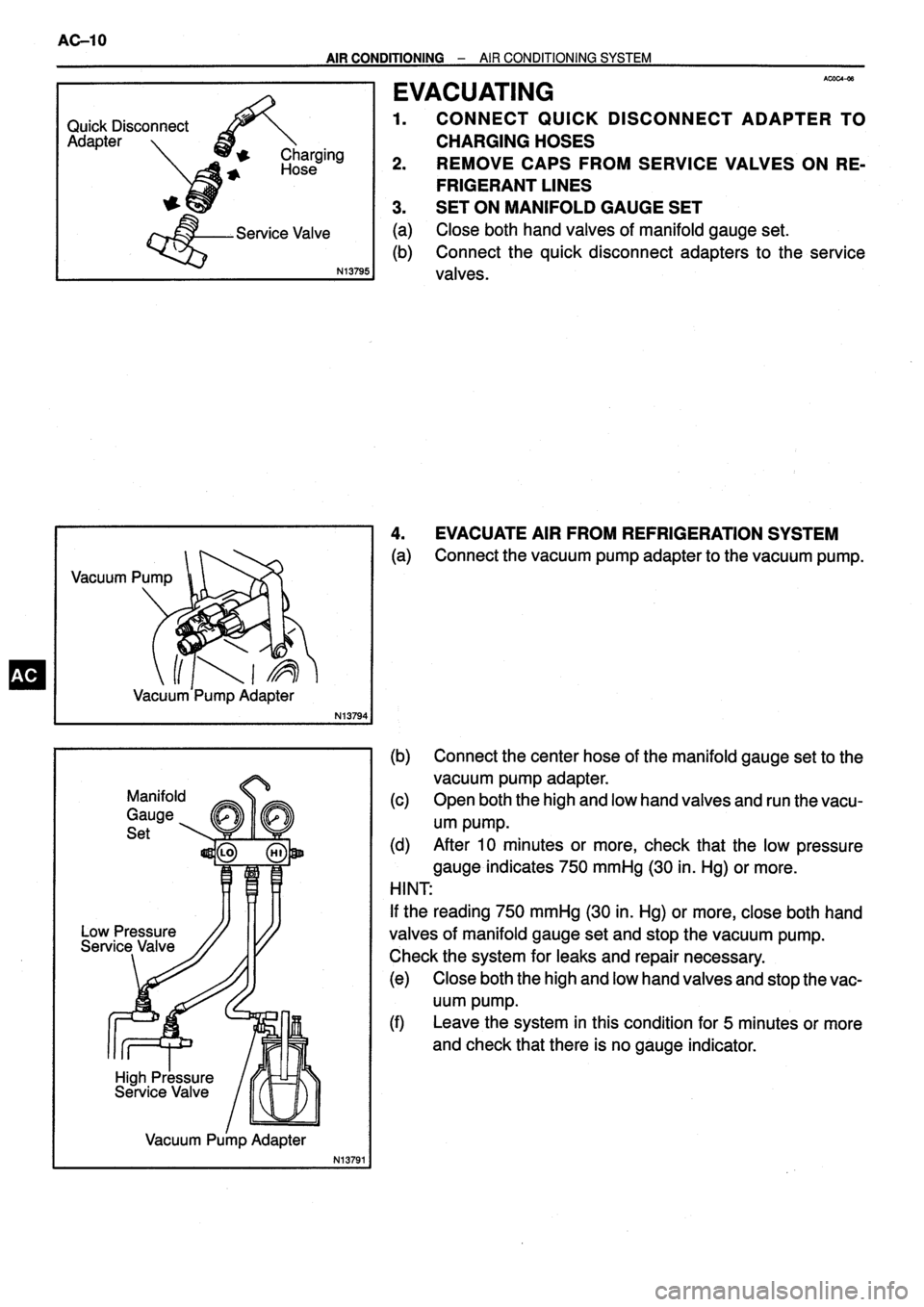 TOYOTA VERSO 1999  Repair Manual 