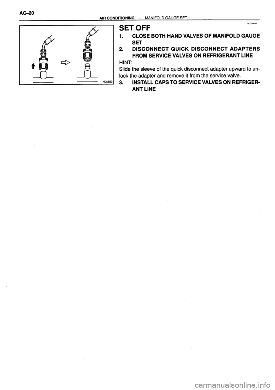 TOYOTA VERSO 1999  Repair Manual 