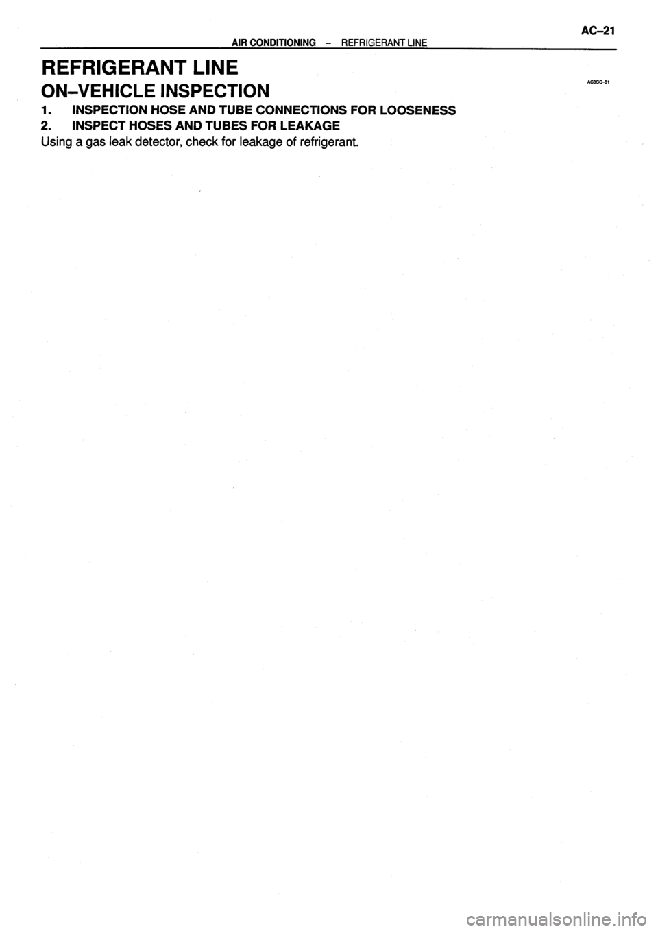 TOYOTA VERSO 1999  Repair Manual 
