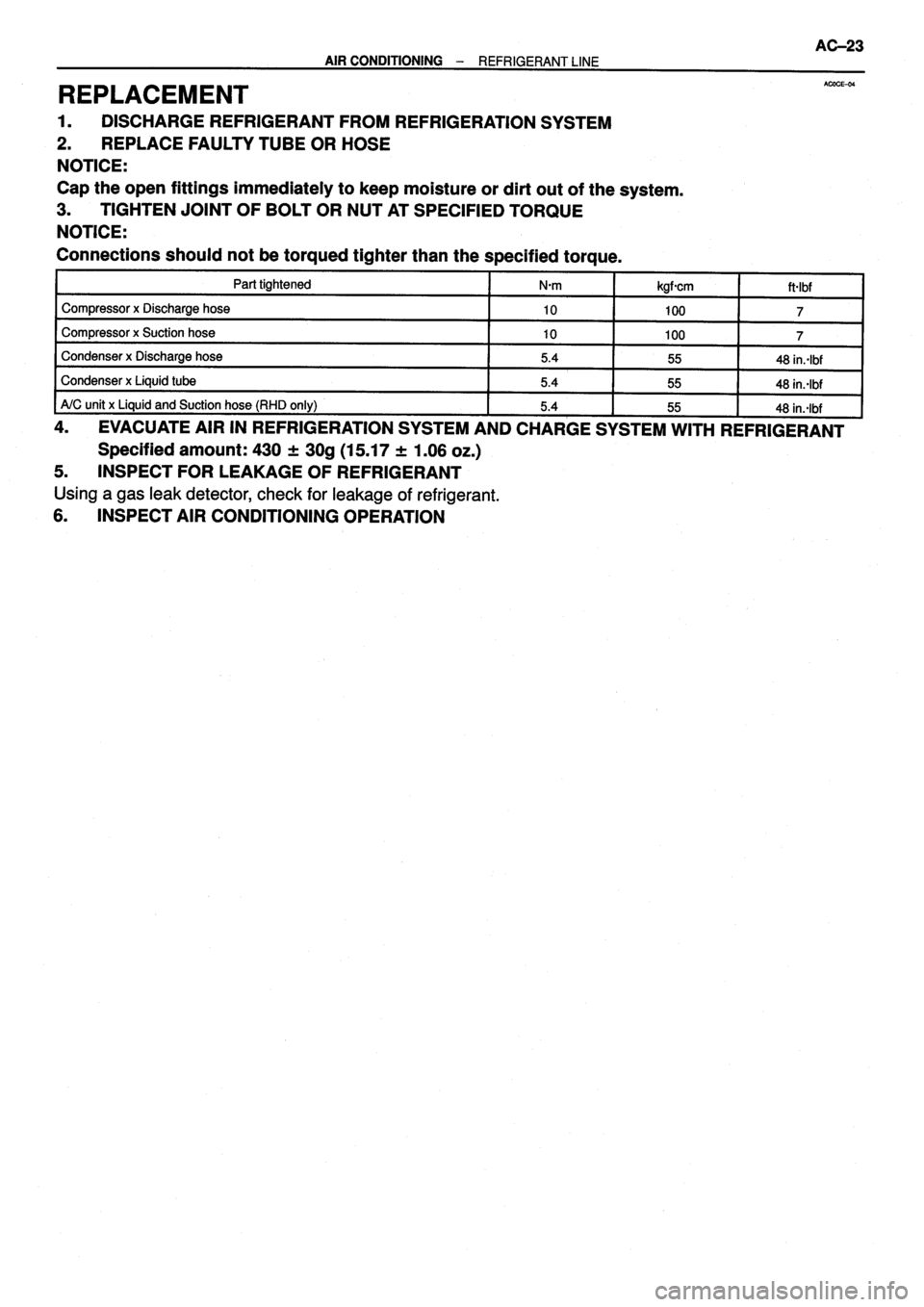 TOYOTA VERSO 1999  Repair Manual 