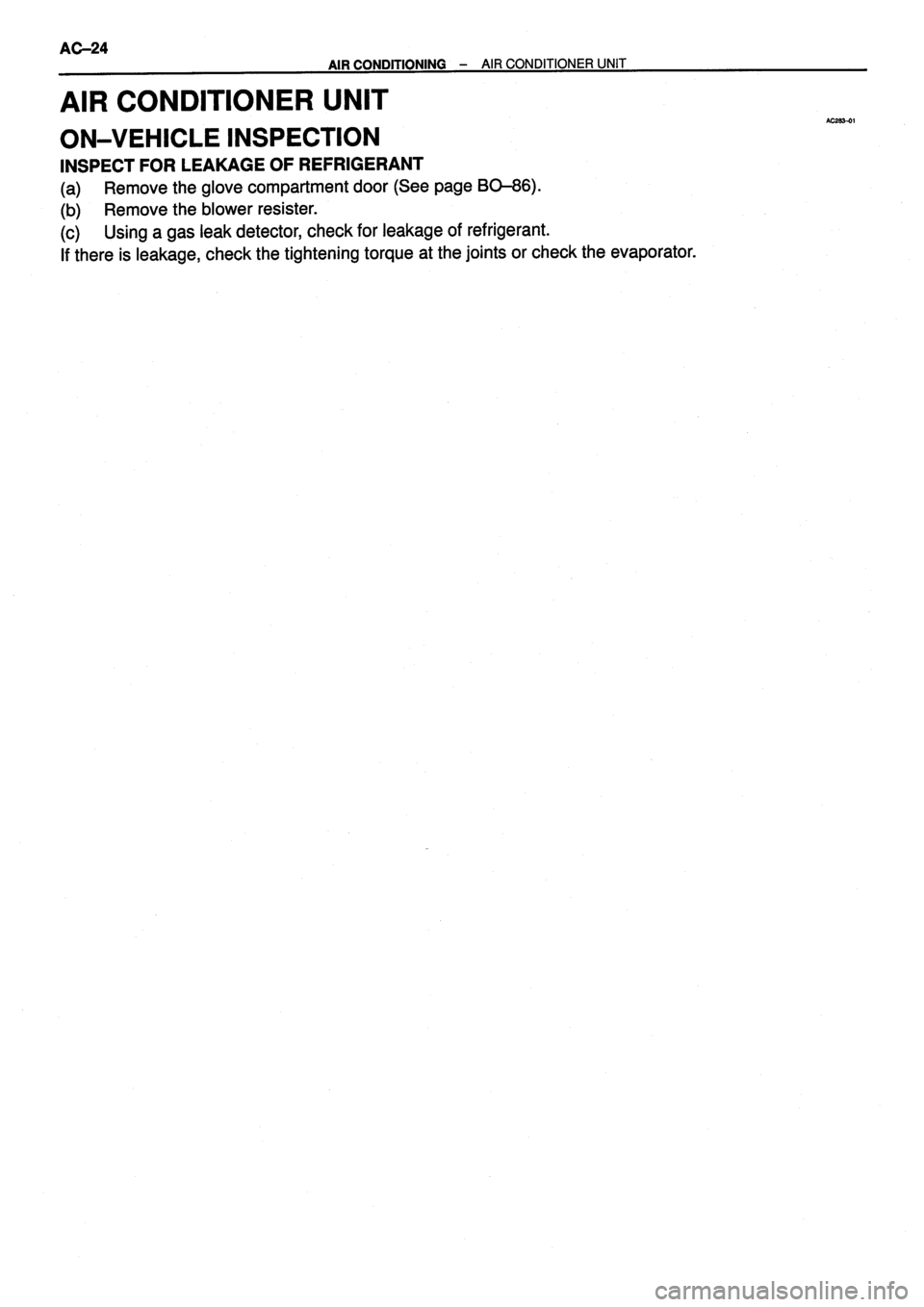 TOYOTA VERSO 1999  Repair Manual 