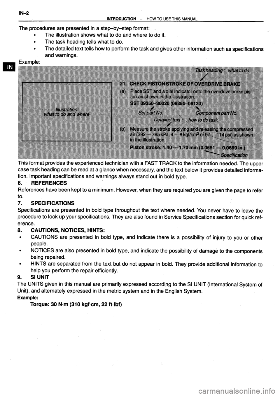 TOYOTA VERSO 1999  Repair Manual 