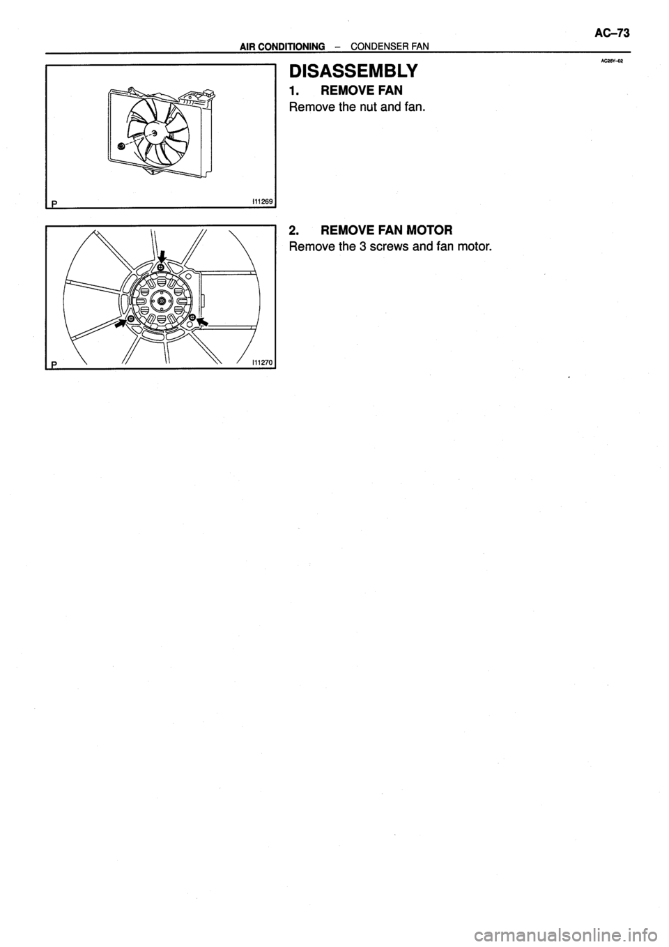 TOYOTA VERSO 1999  Repair Manual 