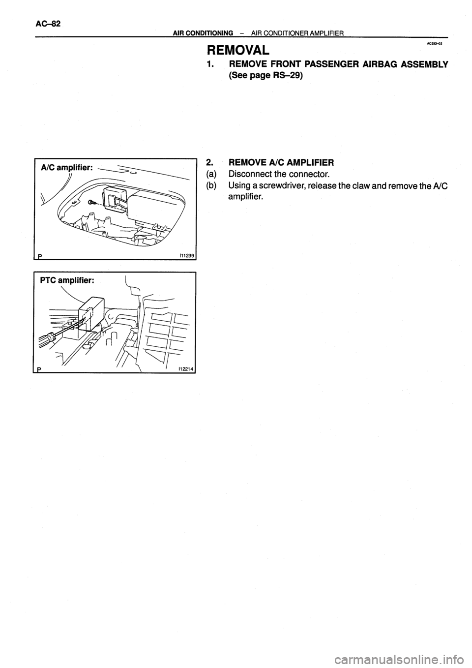 TOYOTA VERSO 1999  Repair Manual 