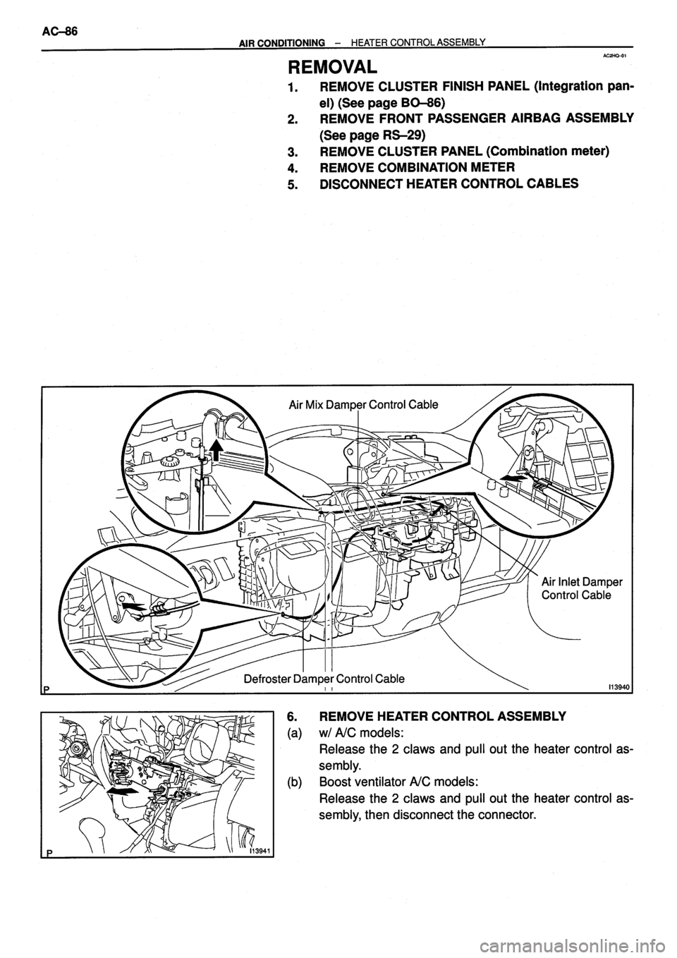 TOYOTA VERSO 1999  Repair Manual 